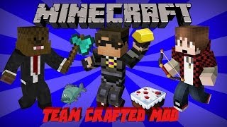 ☢ Minecraft Team Crafted Mod 164 wSkydoesminecraft ASFJerome Bajan Canadian in the mod [upl. by Mllly]