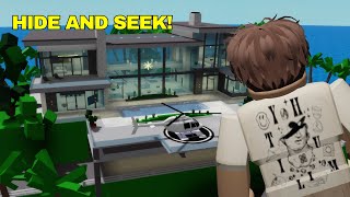 Brookhaven RP  ROBLOX  HIDE AND SEEK SA MANSION ISLAND [upl. by Milka]