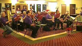 Napoleon Lions Community Band Plays Frosty The Snowman [upl. by Anelis]