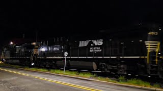 Norfolk Southern 191 Mixed Freight Train Graniteville Sc and Downtown Augusta [upl. by Florrie]