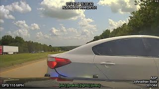 PursuitTVI I49 Mountainburg Crawford Co Arkansas State Police Troop H Traffic Series Ep 1062 [upl. by Brent47]