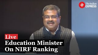 NIRF Ranking 2024 LIVE Education Ministry Releases NIRF Ranking 2024 At Bharat Mandapam [upl. by Tristam760]