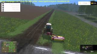 Grass fahren und Helfer entlassen  Interaktives Lets Play LS 15 017 [upl. by Ioves]