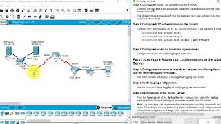 2613 Packet Tracer  Configure Cisco Routers for Syslog NTP and SSH Operations [upl. by Adorne501]