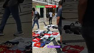 Lisbon Portugal street walk I Lisbon Street walk I Portugal street walk short shortsviralvideo [upl. by Adiaroz]