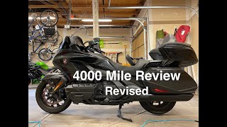 2021 Goldwing Tour DCT 4000 Mile Long Term Review 2022 Revised [upl. by Cuhp]