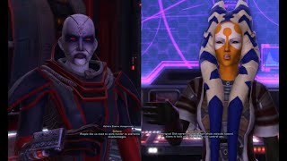 SWTOR Ashara Zavros Conversations  Part 2  Sith Inquisitor  ♀️ Female Rattataki  🔴 Dark Side [upl. by Sophey23]