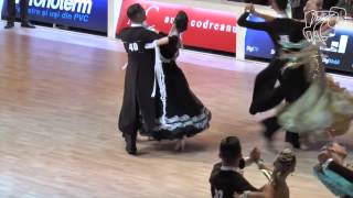 Alberetti  Dionigi ITA  2014 Euro Youth STD R4 T  DanceSport Total [upl. by Anderson]