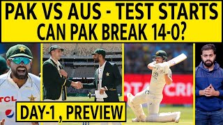 🔴CAN PAK GET GOOD START DAY 1 LIVE PAK VS AUS TEST PAKVSAUS LIVE [upl. by Stephani]