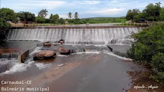 Carnaubal  Ceará  Balneário municipal Drone [upl. by Ylnevaeh410]