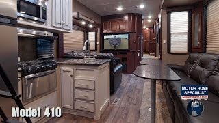 Road Warrior Review RW410 Luxury Toy Hauler at MHSRVcom [upl. by Koffler440]