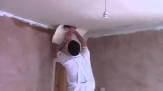 Papering a ceiling [upl. by Yaresed]