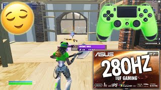 ASUS TUF 280Hz Monitor  RELAXING😴Fortnite Tilted Zone Wars Gameplay 4K 280 FPS [upl. by Laenahtan]