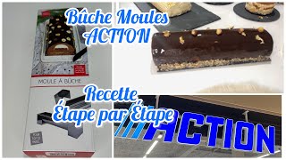 Bûche Moule ACTION  Recette Étape par Étape action actionfrance bûche bonplan [upl. by Akenal]