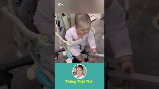 Bám cho ăn chắc thinhhanh baby treem cute cutebaby pets [upl. by Maryellen]