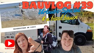 Bauvlog 39 Unser Urlaub im RTW Wohnmobil in Frankreich  Wand schleifen [upl. by Berstine336]