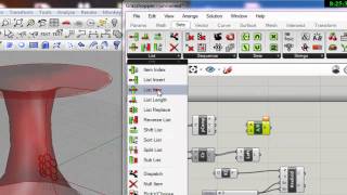 SOMBRA DE MALLA SOBRE SUPERFICIE Rhinoceros Grasshopper HG [upl. by Paley]