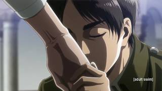 Eren Kisses Historias Hand English Dub [upl. by Gilberte]