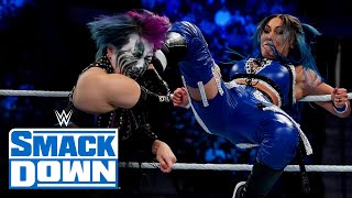 Zelina Vega and Michin vs The Kabuki Warriors SmackDown highlights Dec 15 2023 [upl. by Odraboel]