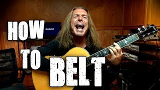 How To Belt  Belting Techniques  Voice Tutorial  Ken Tamplin Vocal Academy [upl. by Okimuy]