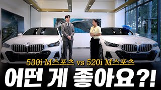 같은 5시리즈지만 고민을 해야하는 이유 520i M스포츠 vs 530i M스포츠 [upl. by Leikeze131]