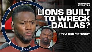 Cowboys vs Lions is TAILORMADE for Detroit to DOMINATE 😤  Ryan Clark  Get Up [upl. by Nessah]