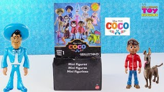 Disney Pixar Coco Movie Skullectables Series 1 Mini Figures Toy Review Opening  PSToyReviews [upl. by Eilujna]