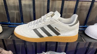 Adidas Busenitz Pro Crystal WhiteShadow OliveGum  Style Code IF4617 [upl. by Martinsen]