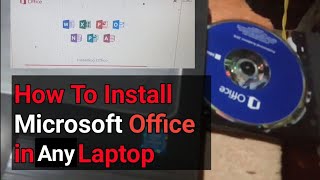 How to Install Microsoft Office 2016 From CD or DVD in Windows 10  Full Installation  Laptop or PC [upl. by Gregrory]