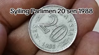 Syiling parlimen 20 sen 1988 [upl. by Armil583]