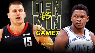 Denver Nuggets vs Minnesota Timberwolves Game 7 Full Highlights  2024 WCSF  FreeDawkins [upl. by Omik]