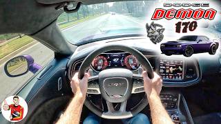 Its Here First Drive in My 2023 Dodge Demon 170 POV [upl. by Novak]