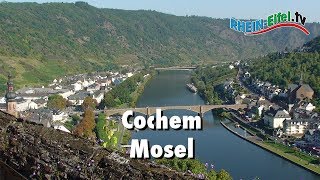 Cochem  Stadt Burg Sehenswürdigkeiten  RheinEifelTV [upl. by Dougald636]