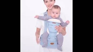 Sunveno 6 Position 360° Ergonomic All Seasons Front Back Baby Carrier with Hip Seat [upl. by Yecal]