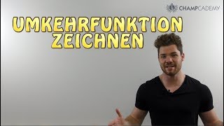 Umkehrfunktion zeichnen TRICK mit Blatt Papier [upl. by Korrie211]