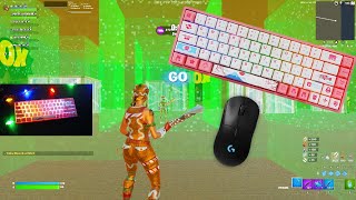 Akko 3068 Tokyo😍Fortnite Box Fights📦Keyboard ASMR Smooth 240FPS 4K [upl. by Hale355]