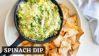 Quick And Easy Spinach Dip l How To Make Spinach Dip With Cream Cheese  Easy Recipe [upl. by Edythe]