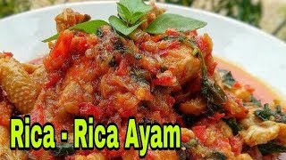 RESEP RICA RICA AYAM PEDAS  Cara Membuat Rica Rica Ayam Pedas Manis Sederhana Yang Enak [upl. by Prager]