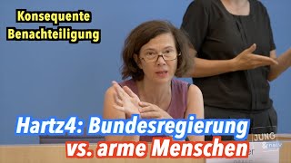 Hartz 4 Wie Bundesregierung arme Menschen konsequent benachteiligt [upl. by Redleh500]