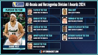 Eurobasketcom AllBosnia and Herzegovina Division I Awards 2024 [upl. by Chalmers875]