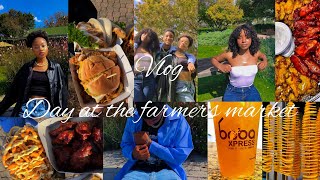 Vlog A Day At The Fourways Farmers Market South African Youtuber [upl. by Peednus]