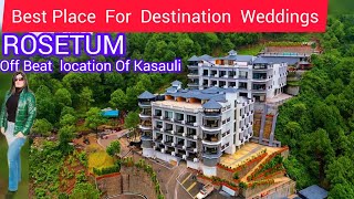 Best Place For Destination wedding luxurious Hotel In Kasauli Rosetum kasauli Rosetum himachal [upl. by Demeter]