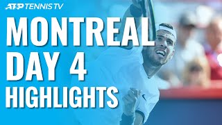 Nadal amp Thiem Advance Khachanov Spoils AugerAliassimes Birthday  Montréal 2019 Highlights Day 4 [upl. by Mccormac]