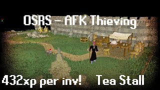 OSRS AFKable Thieving Tea Stall [upl. by Stig441]