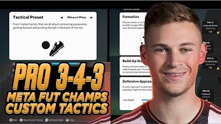 FC 25 CUSTOM TACTICS The Game Changer for PRO 343 [upl. by Peednus]