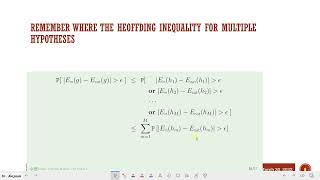 ML Lec06 Training vs Testing and the VapnikChervonenkis VC Inequality [upl. by Nnahtur]