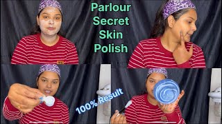 How to skin polising mixture  100 Best skin polish Like parlour  face polising at home [upl. by Ciredor928]