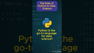 The Role of Python in Data Science  Python Programming  Python For Beginners [upl. by Saqaw129]