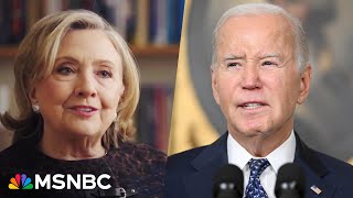 Hillary Clinton offers advice to President Biden on addressing concerns about his age [upl. by Eatnom]