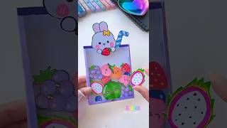 DIY fruits craft 🍉🍑🫐🍇 shorts tonniartandcraft love youtubeshorts art diy [upl. by Leesen]